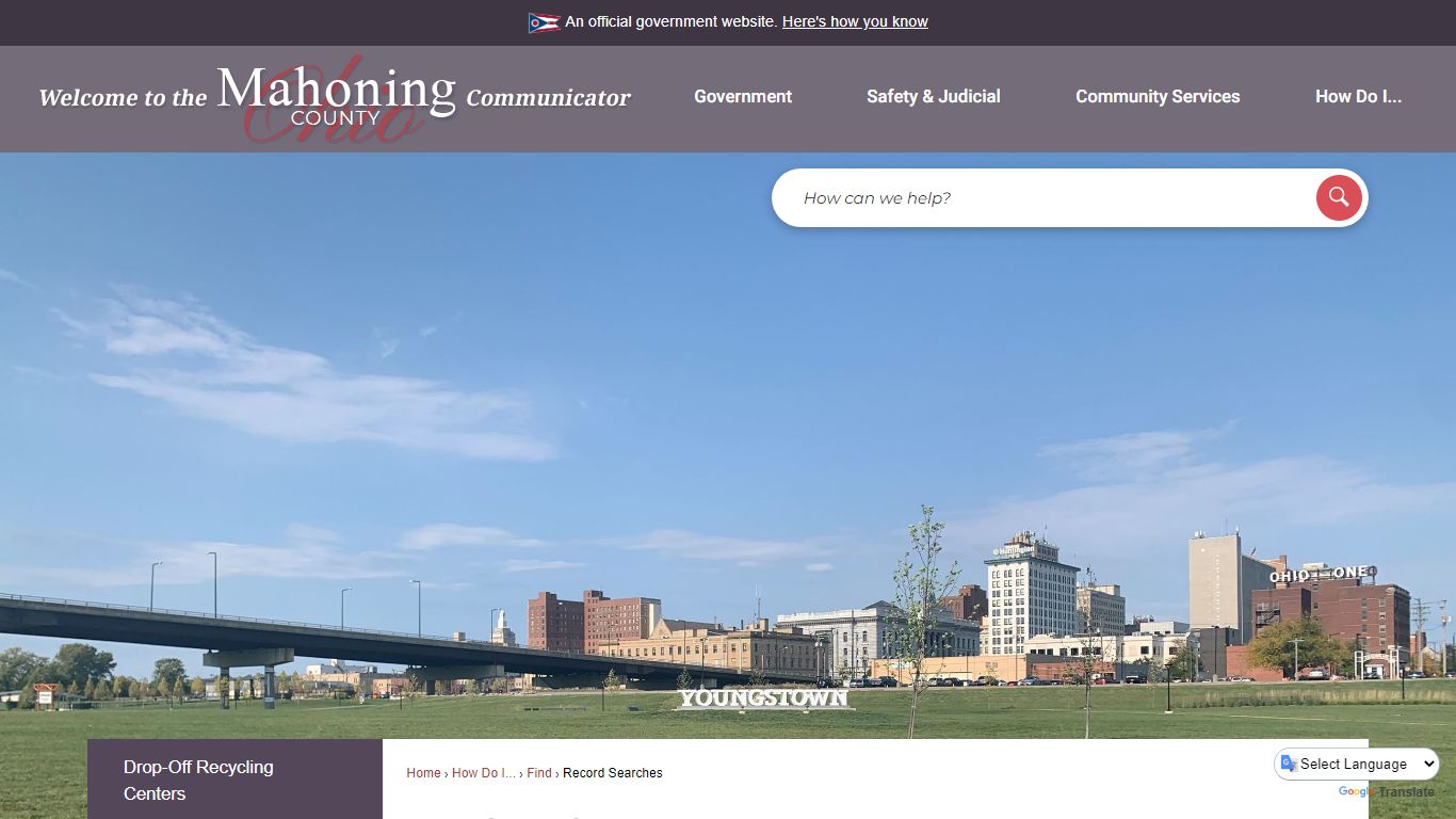 Record Searches | Mahoning County, OH